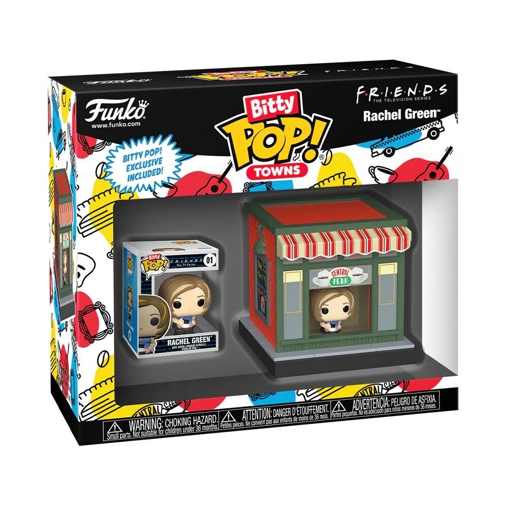 BITTY POP TOWN RACHEL GREEN AND CENTRAL PERK Funko Bitty In Stock Now Bittyverse - SOScollectible