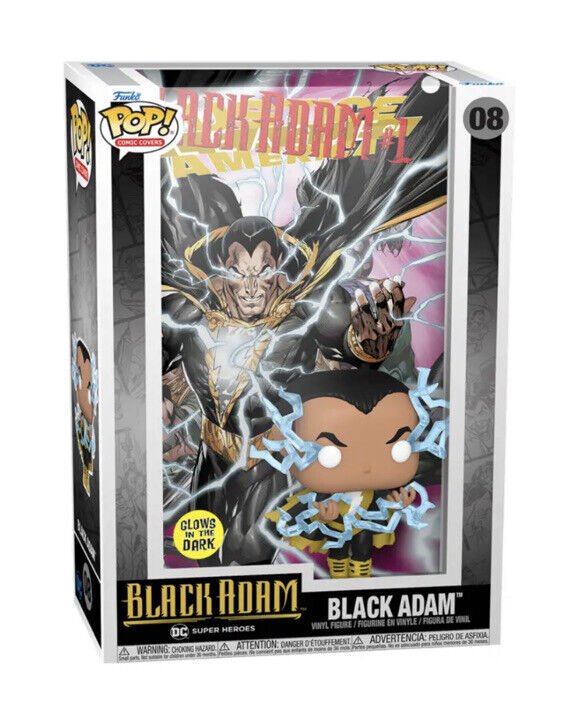 Black Adam Comic Cover DC Comics - (NEW & In Stock) Funko Pop! Vinyl Figure UK - SOScollectible