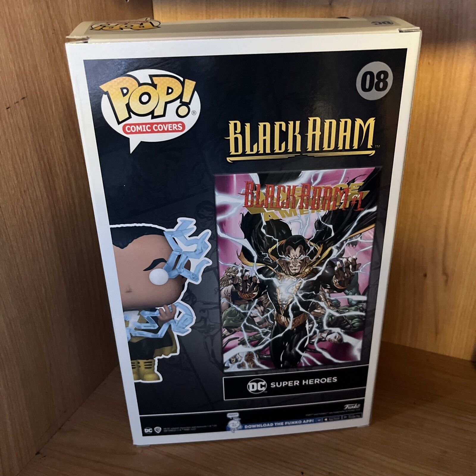 Black Adam Comic Cover DC Comics - (NEW & In Stock) Funko Pop! Vinyl Figure UK - SOScollectible