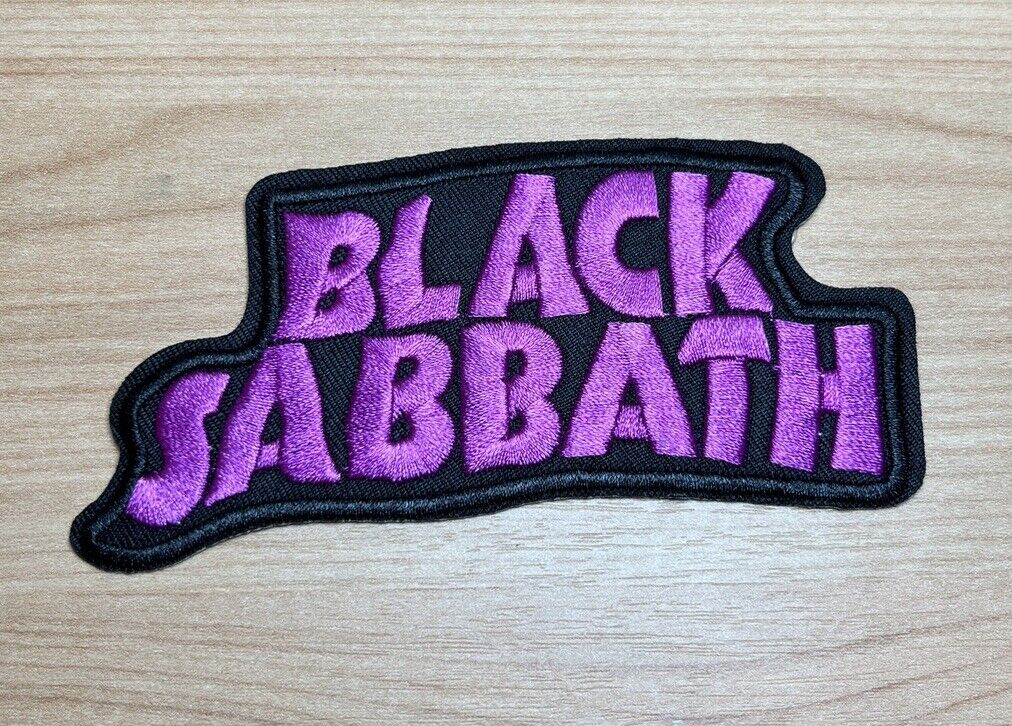 BLACK SABBATH Embroidered Sew - On/Iron - On 4.25" x 2" Vintage Rock 'n' Roll Patch - SOScollectible