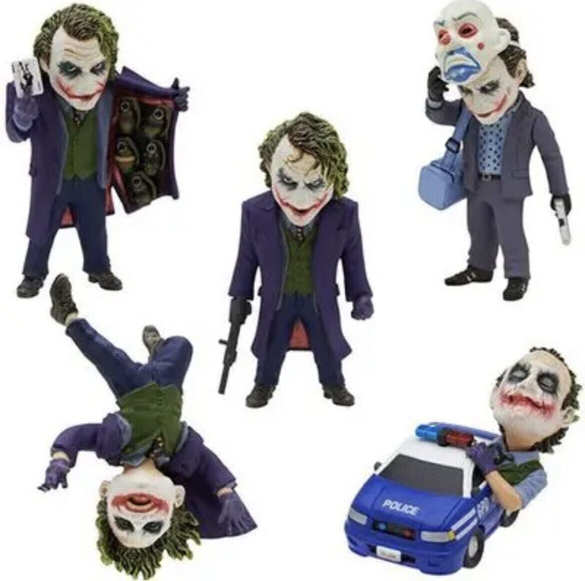 Boxed DC heath ledgers Joker action figures Batman collection perfect Xmas gifts - SOScollectible