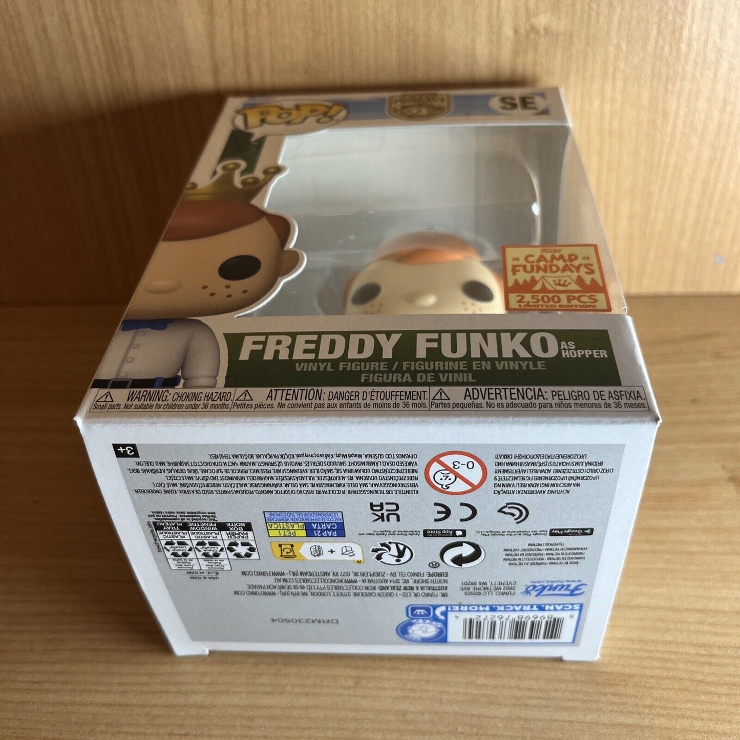 Camp Fundays 2023 Freddy Funko as Hopper LE 2500 Stranger Things New Mint - SOScollectible