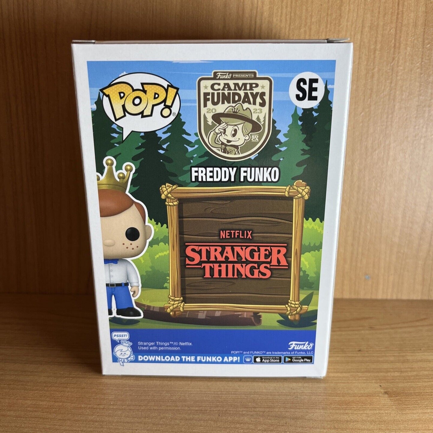 Camp Fundays 2023 Freddy Funko as Hopper LE 2500 Stranger Things New Mint - SOScollectible