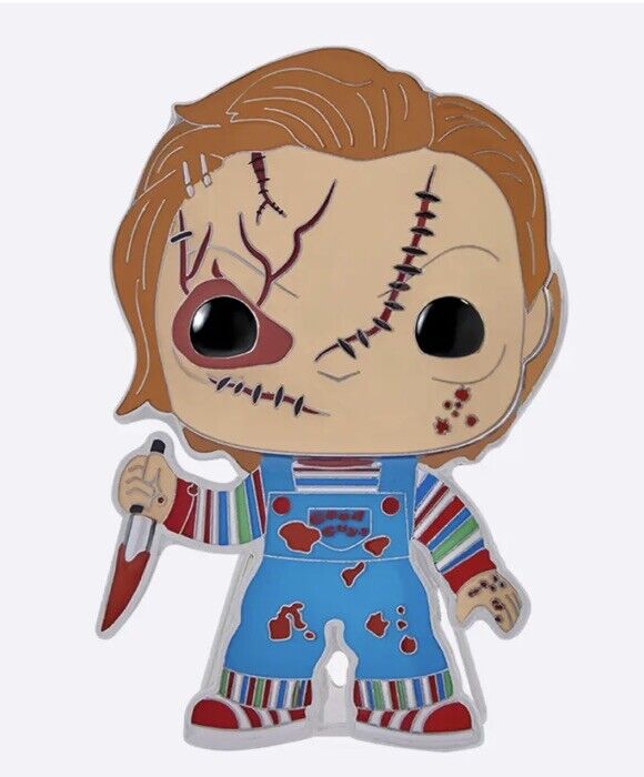 Chucky Horror Funko Pop Pin Badge Brand new Sealed Box Childs Play - SOScollectible