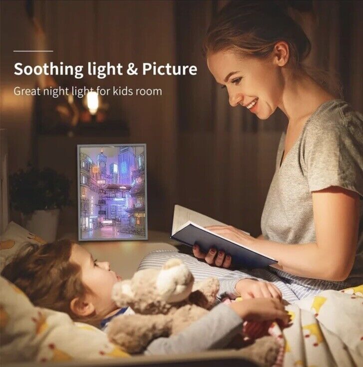 City Life Light Up Picture Frame LED Lighting Painting Night Light ￼A5 🇬🇧 - SOScollectible