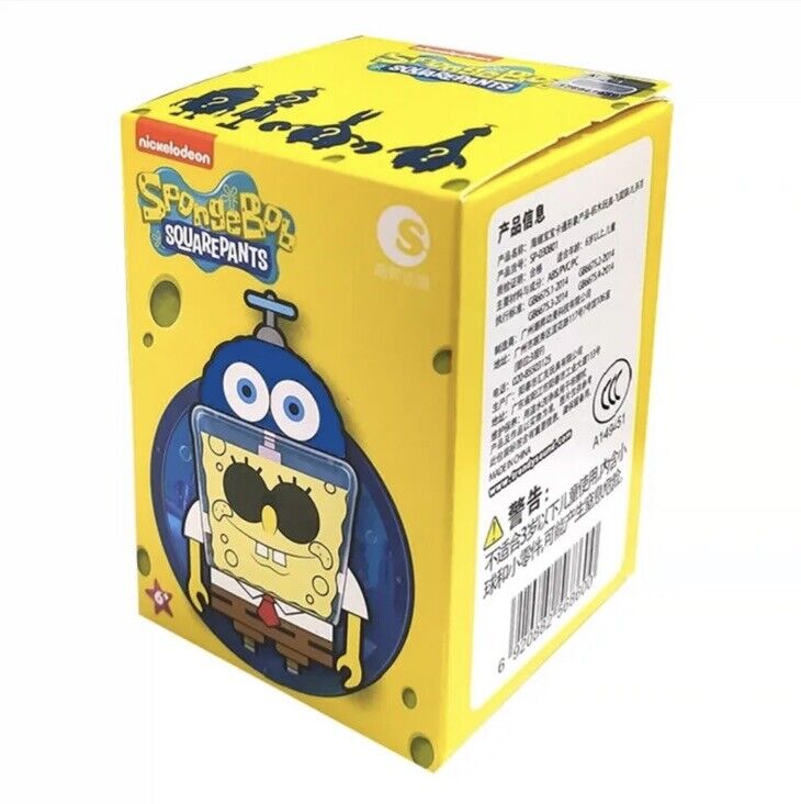 Clear Ghost Mr Crabs - Spongebob Flying Brain Brick Series Confirmed Blind Box - SOScollectible