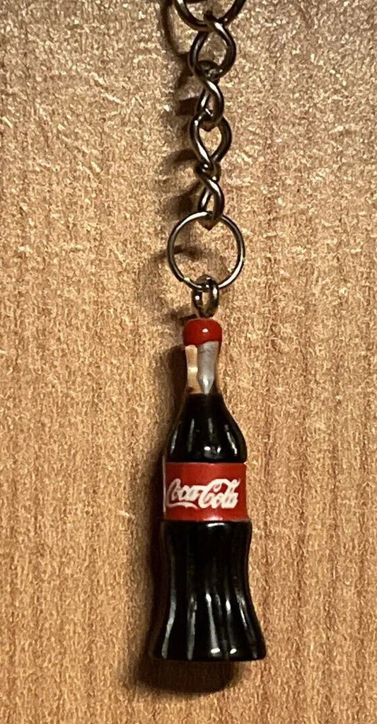 coca cola coke bottle keyring figure fizzy drink keychain Bottle - SOScollectible