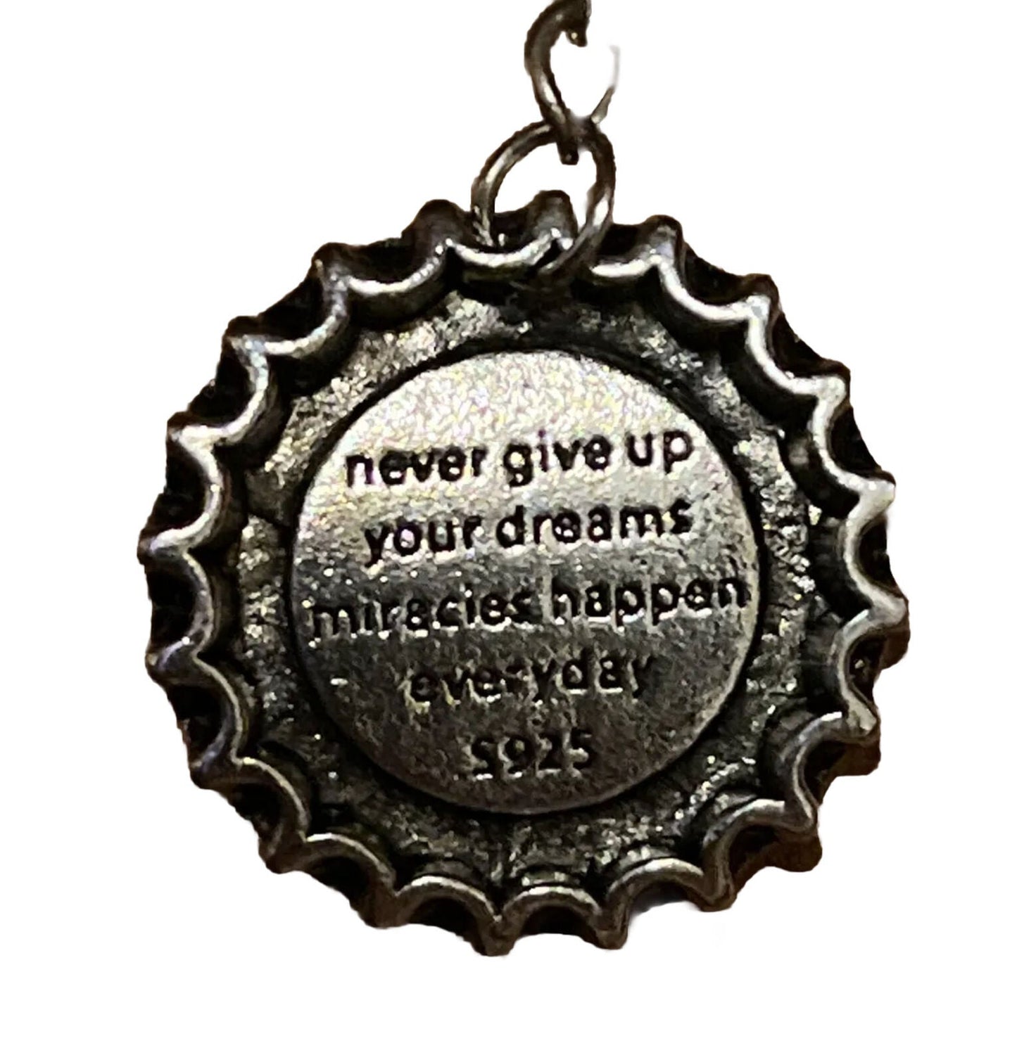 coca cola coke ‘never Give Up Your Dreams’ keyring figure fizzy drink Bottle Cap - SOScollectible