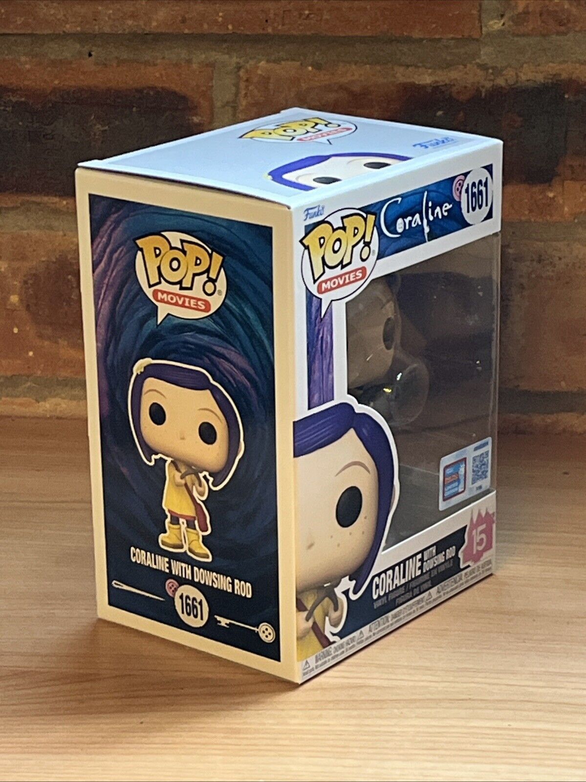 Coraline with Dowsing Rod NYCC 2024 Exc Funko Pop #1661 Comic Con Cult Gift - SOScollectible