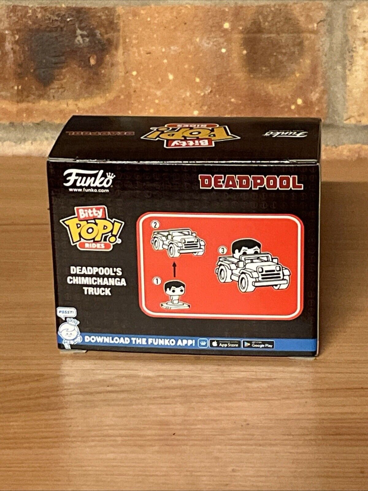 Deadpool and Chimichanga Truck Funko Bitty Pop! Rides In Stock NOW Dogpool - SOScollectible