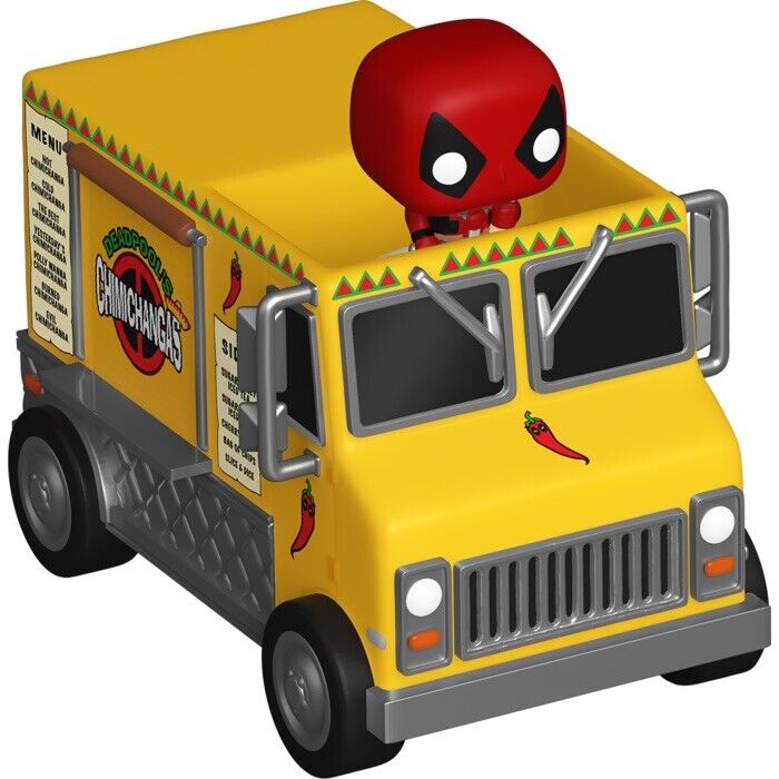 Deadpool and Chimichanga Truck Funko Bitty Pop! Rides In Stock NOW Dogpool - SOScollectible