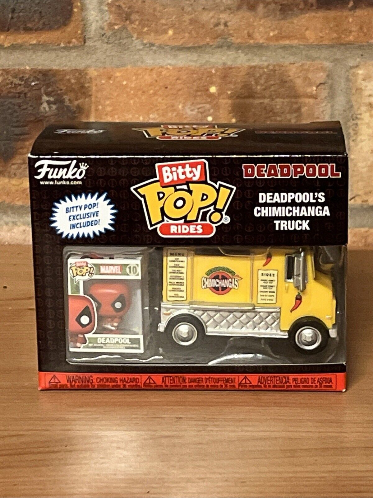 Deadpool and Chimichanga Truck Funko Bitty Pop! Rides In Stock NOW Dogpool - SOScollectible