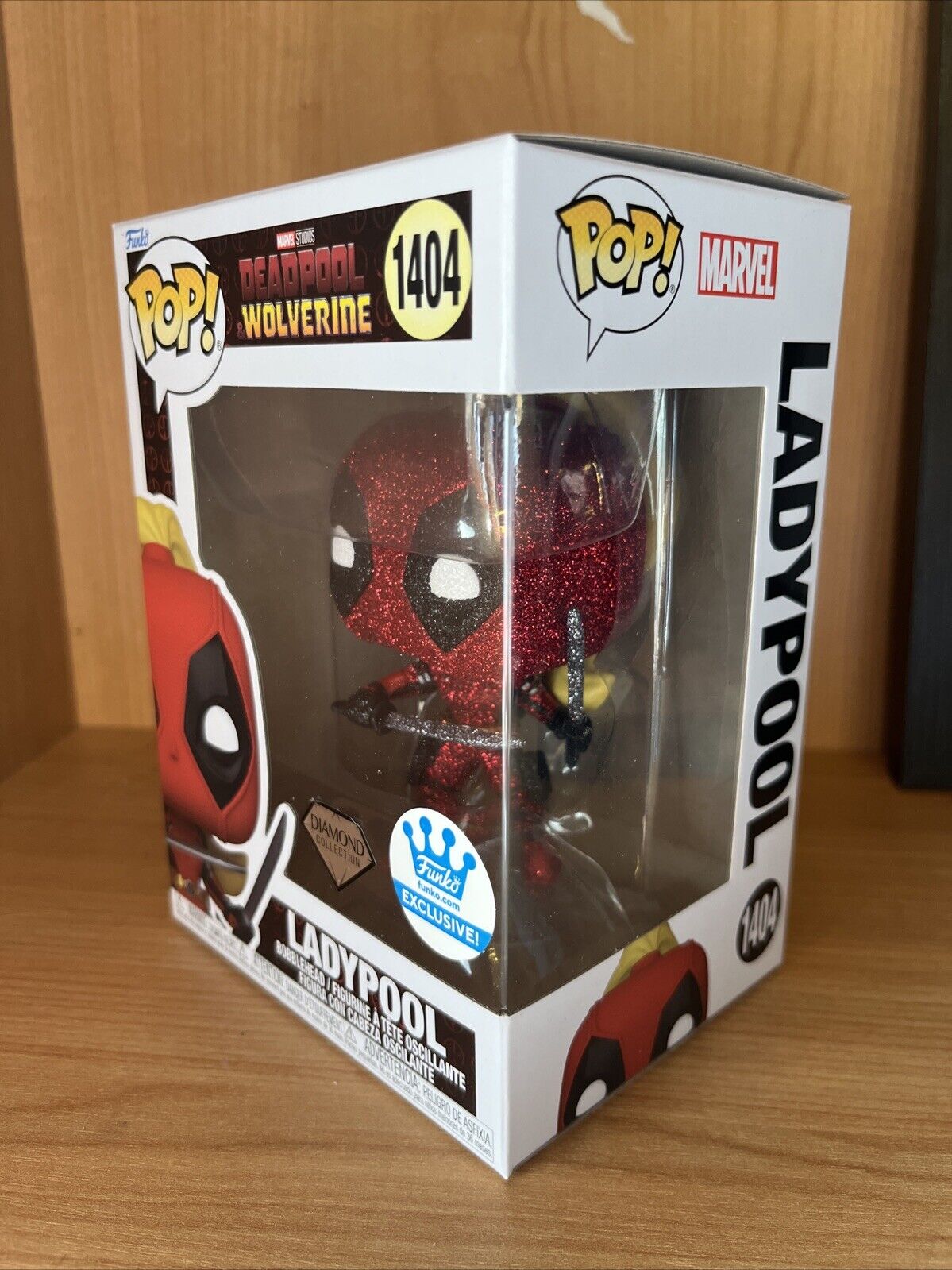 Deadpool and Wolverine DIAMOND Lady Deadpool Funko Pop! #1404 Ltd Ed - SOScollectible