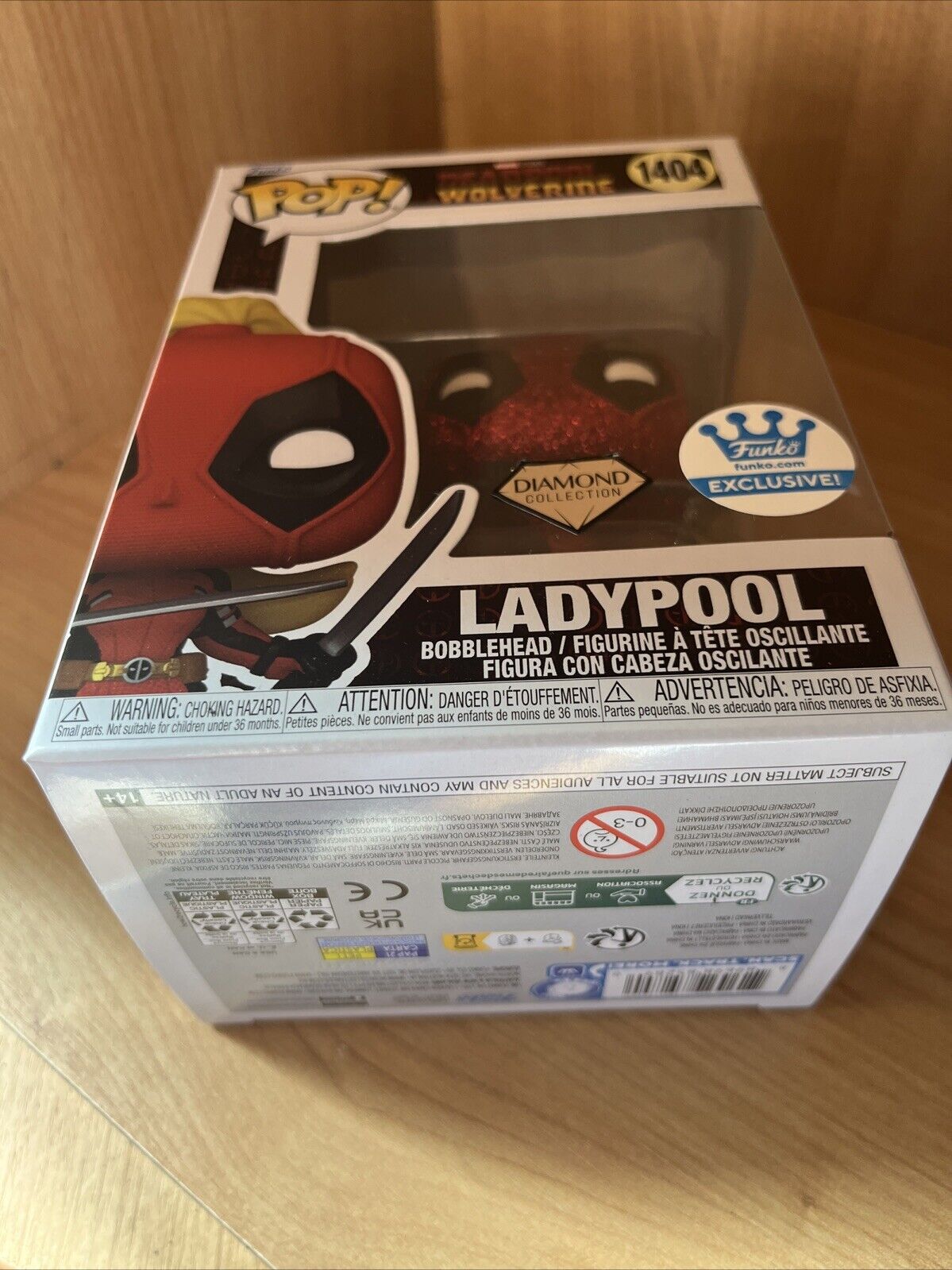 Deadpool and Wolverine DIAMOND Lady Deadpool Funko Pop! #1404 Ltd Ed - SOScollectible