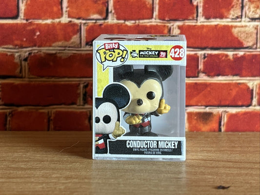 Disney Funko Bitty Pop! Disney Conductor Mickey #428 rare - SOScollectible