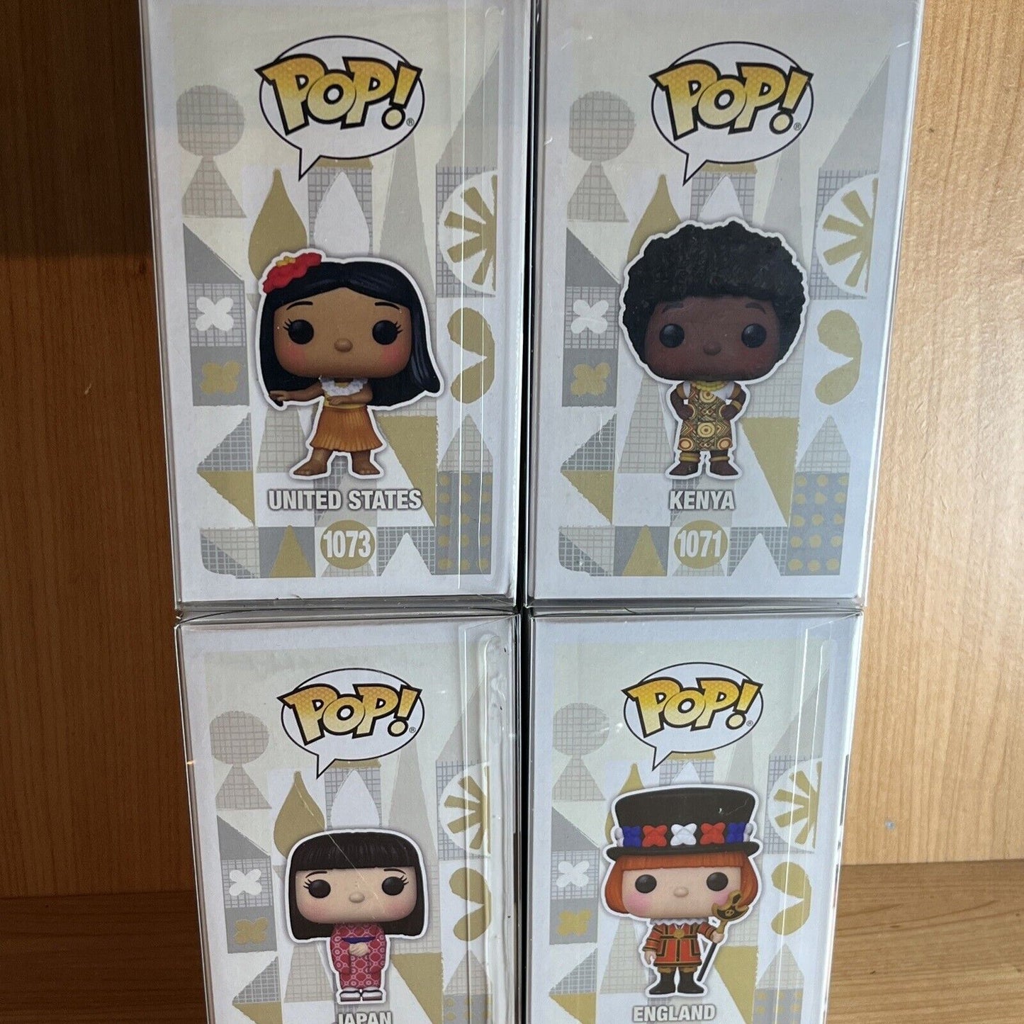 Disney Funko It’s Small World Set Of 4 England Kenya USA Japan Funko Pop Rare - SOScollectible