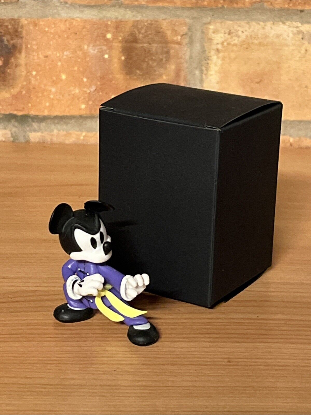 Disney Kung Fu Mickey Mouse Figure Series - Purple Suit Bruce Lee 6cm In Giftbox - SOScollectible