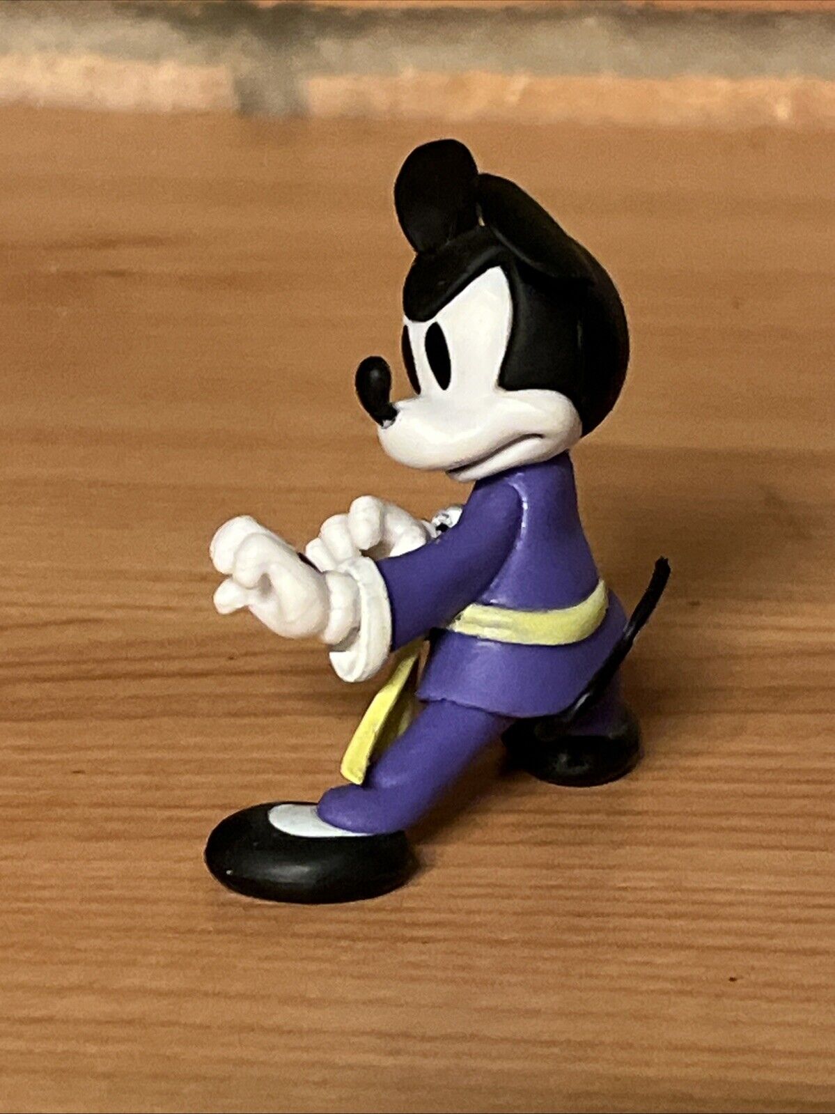 Disney Kung Fu Mickey Mouse Figure Series - Purple Suit Bruce Lee 6cm In Giftbox - SOScollectible