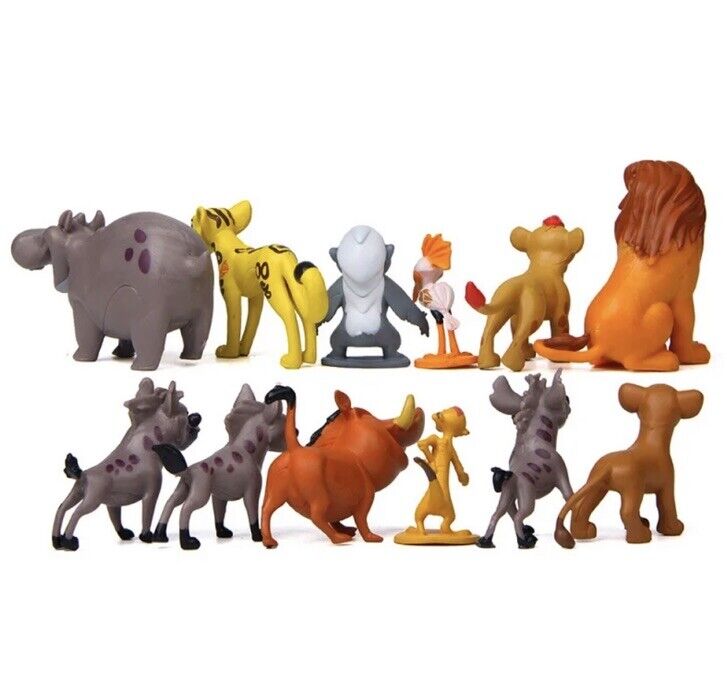 Disney Lion King Figures figurines Mixed lot 12 pieces Vinyl Set Simba Pumba - SOScollectible