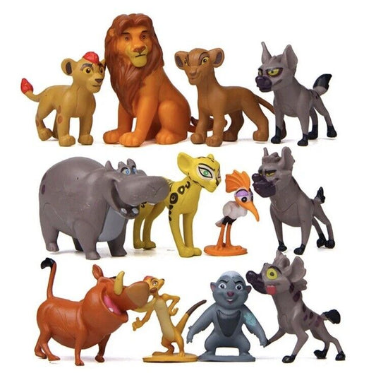 Disney Lion King Figures figurines Mixed lot 12 pieces Vinyl Set Simba Pumba - SOScollectible