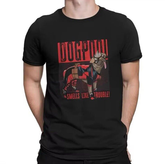 Dogpool Deadpool Short Sleeve Black Men's / Women's Medium T Shirt Uk Seller - SOScollectible