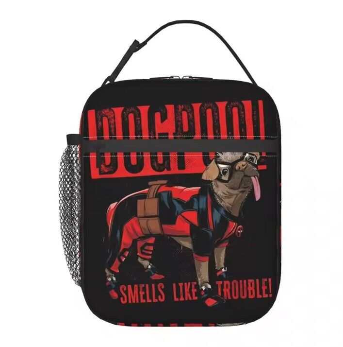 Dogpool Deadpool & Wolverine Insulated Lunch Bag Thermal Food School Picnic 🇬🇧 - SOScollectible