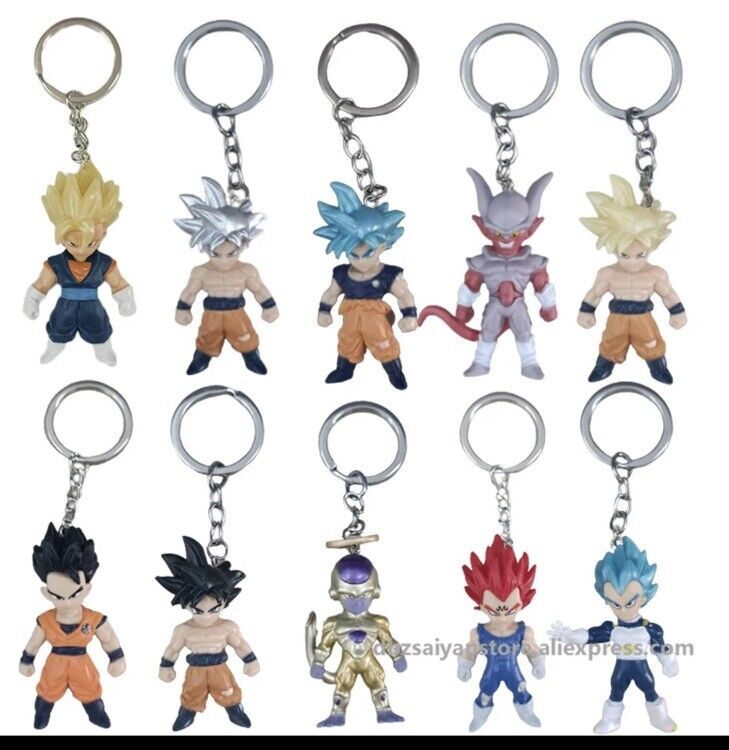 dragon ball z figure blind Bag￼ x1 Key Ring anime goku action model bags gift - SOScollectible