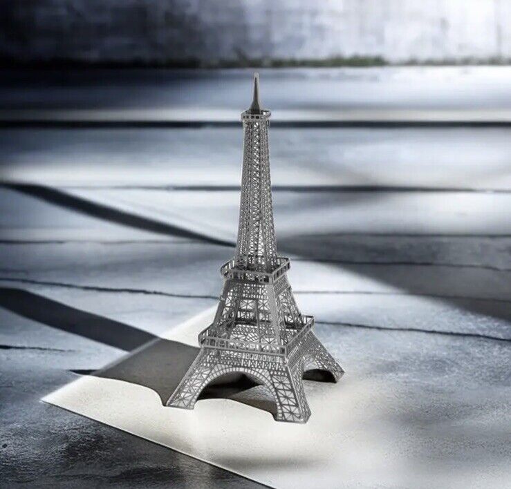 Eiffel Tower 3D Metal Puzzle Model Build DIY Sets Available - SOScollectible