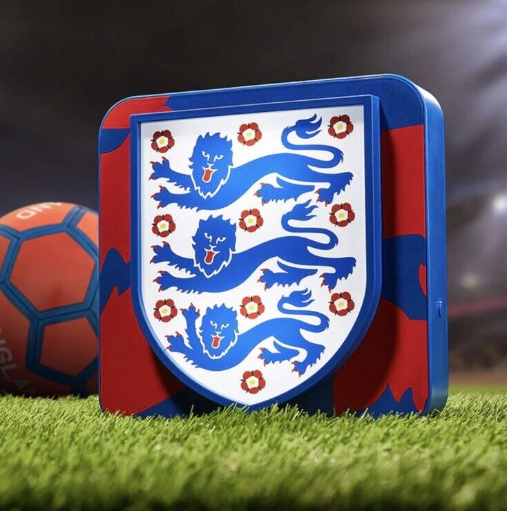 England Football 2024 Euros 3D Desk Lamp Wall Light UK Kane Boxed - SOScollectible