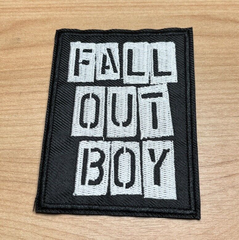 Fall Out Boy patch emblem for jacket Patrick Stump punk music band Hurley - SOScollectible