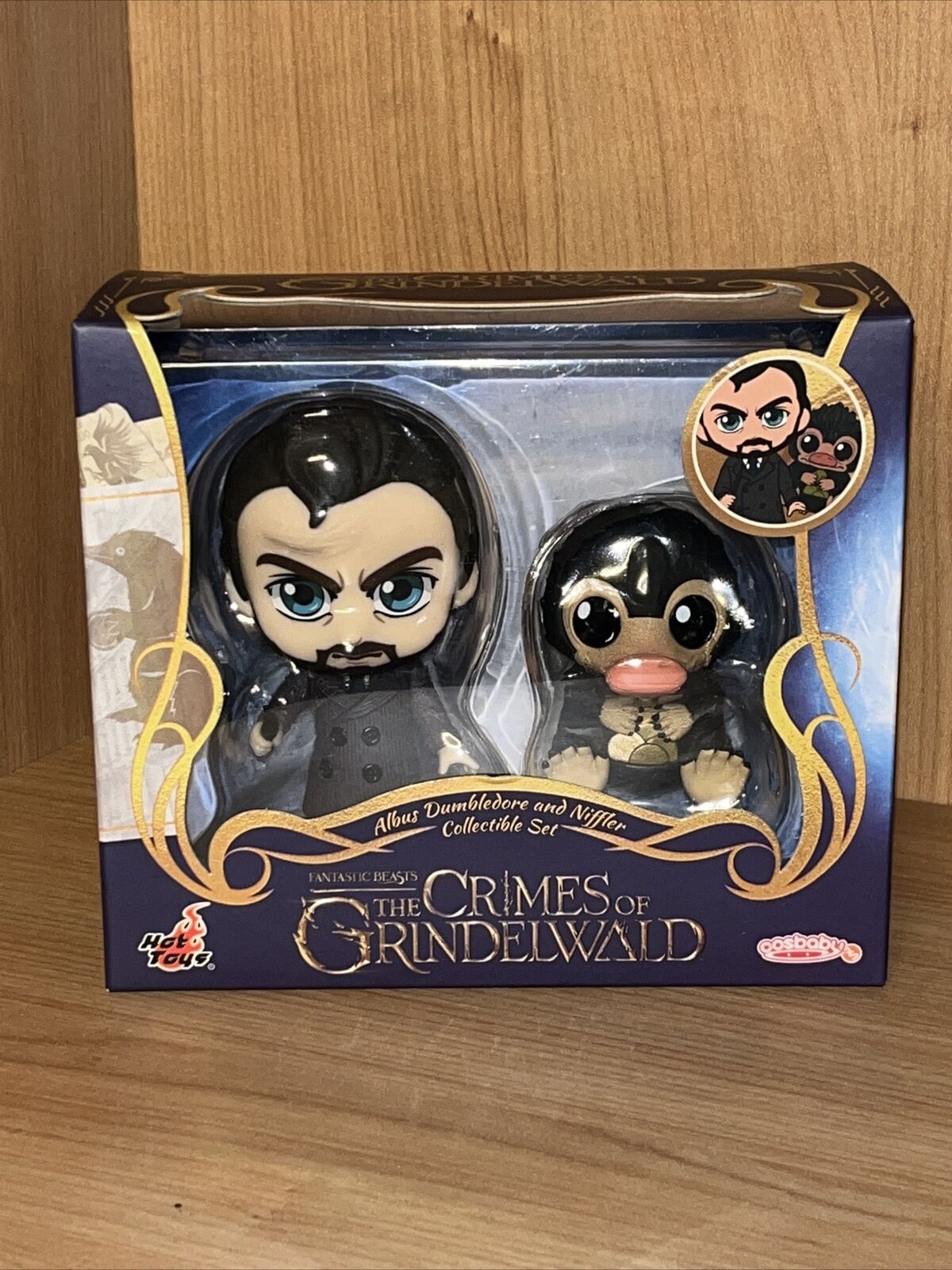 Fantastic Beasts crimes Of Grindewald Cosbaby Albus Dumbledore & Niffler Potter - SOScollectible