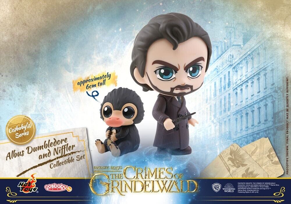 Fantastic Beasts crimes Of Grindewald Cosbaby Albus Dumbledore & Niffler Potter - SOScollectible