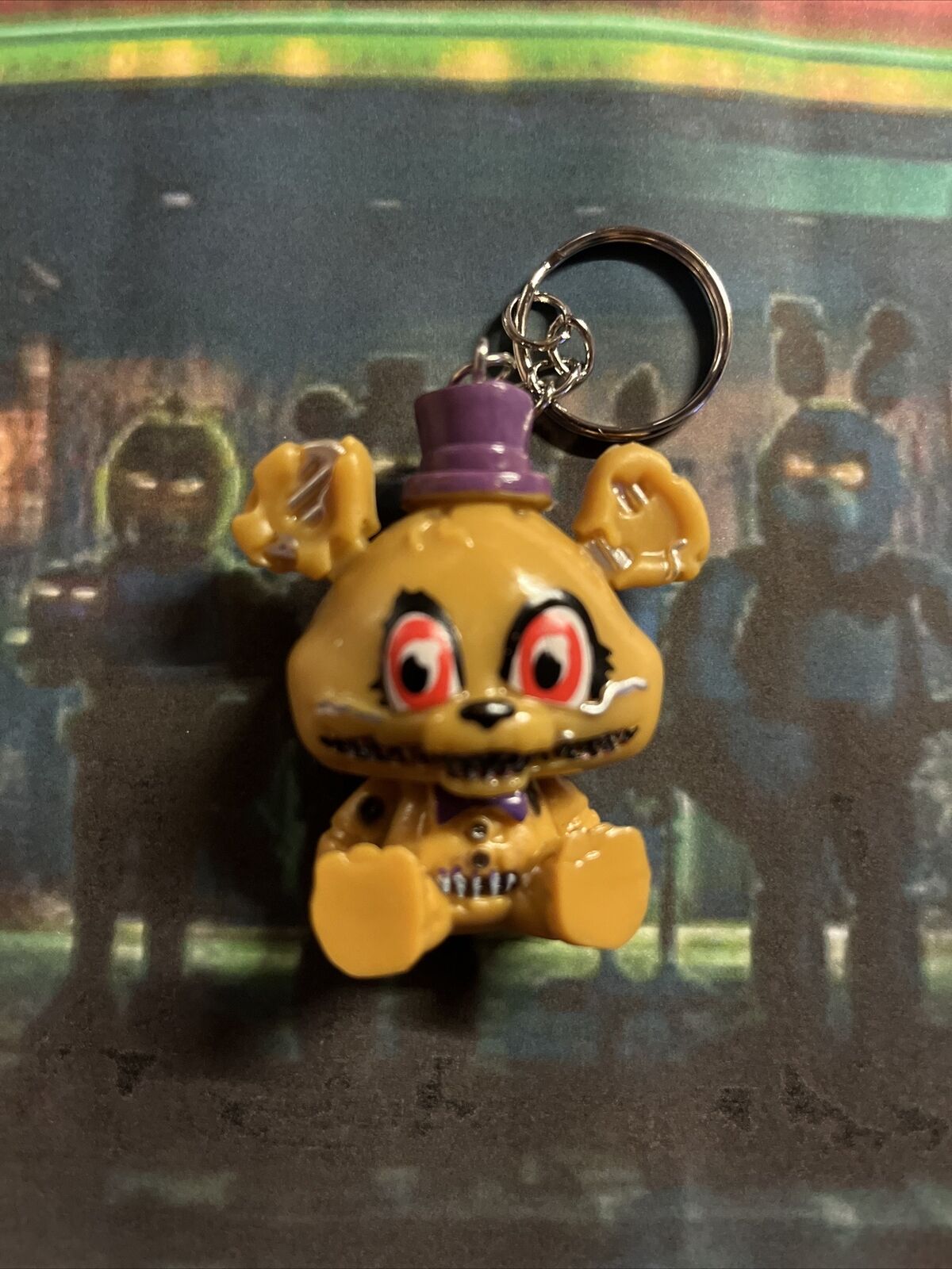 FNAF Five Nights At Freddy's Keychain Nightmare Freddy 🇬🇧 Xmas Gifts - SOScollectible