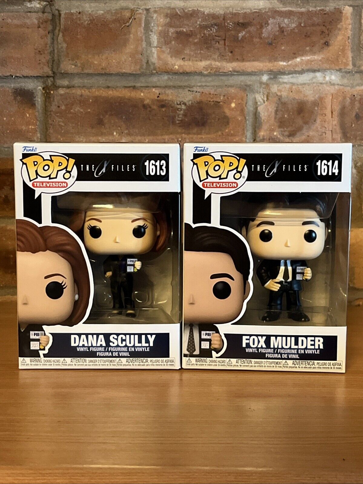 Fox Mulder And Dana Scully Set Funko Pop The X - Files Vinyl #1614 1613 Gift - SOScollectible