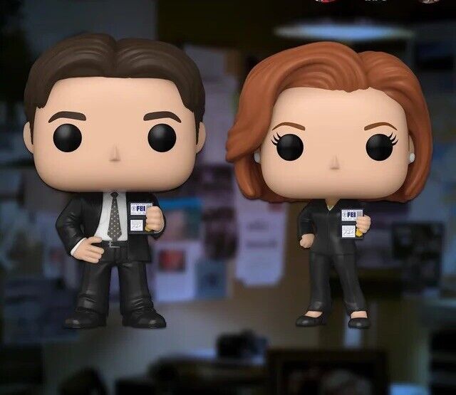 Fox Mulder And Dana Scully Set Funko Pop The X - Files Vinyl #1614 1613 Gift - SOScollectible