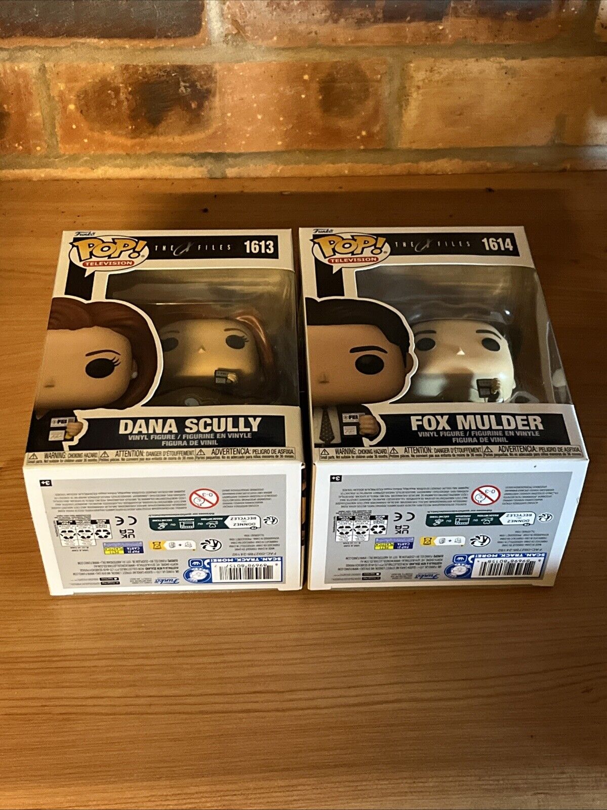 Fox Mulder And Dana Scully Set Funko Pop The X - Files Vinyl #1614 1613 Gift - SOScollectible