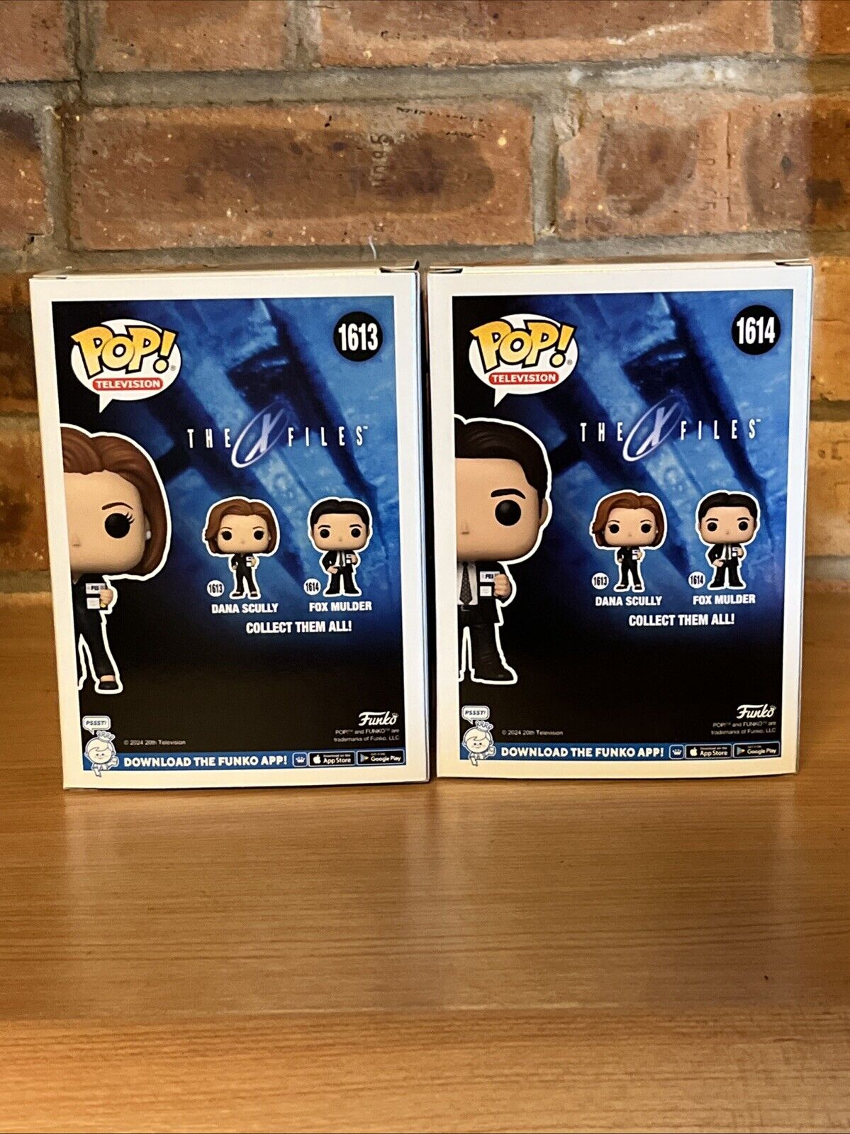 Fox Mulder And Dana Scully Set Funko Pop The X - Files Vinyl #1614 1613 Gift - SOScollectible