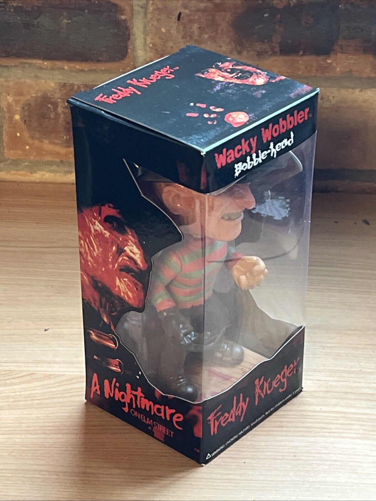 FRED FREDDY KRUEGER NIGHTMARE ON ELM STREET WACKY WOBBLER BOBBLE HEAD HORROR - SOScollectible