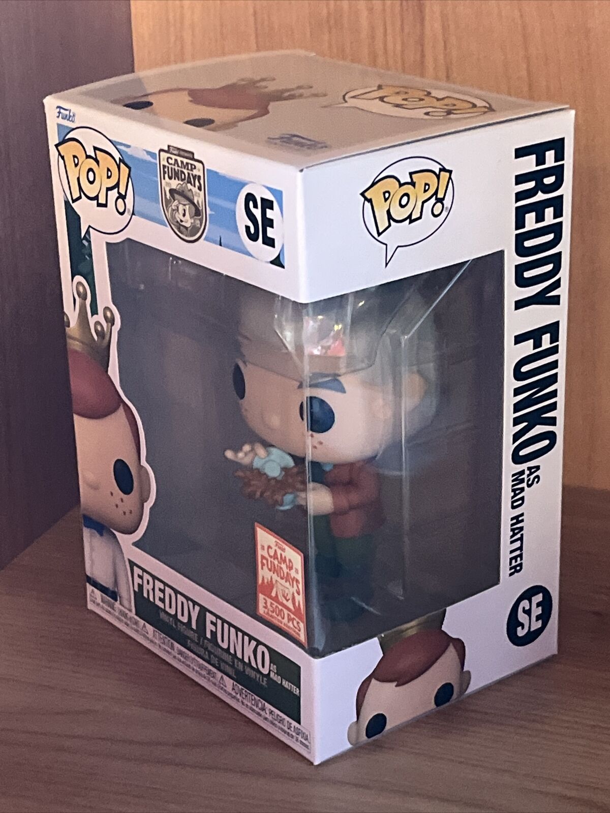 Freddy Funko as Mad Hatter Pop! CAMP FUNDAYS SDCC 2023 3500 Alice Wonderland - SOScollectible