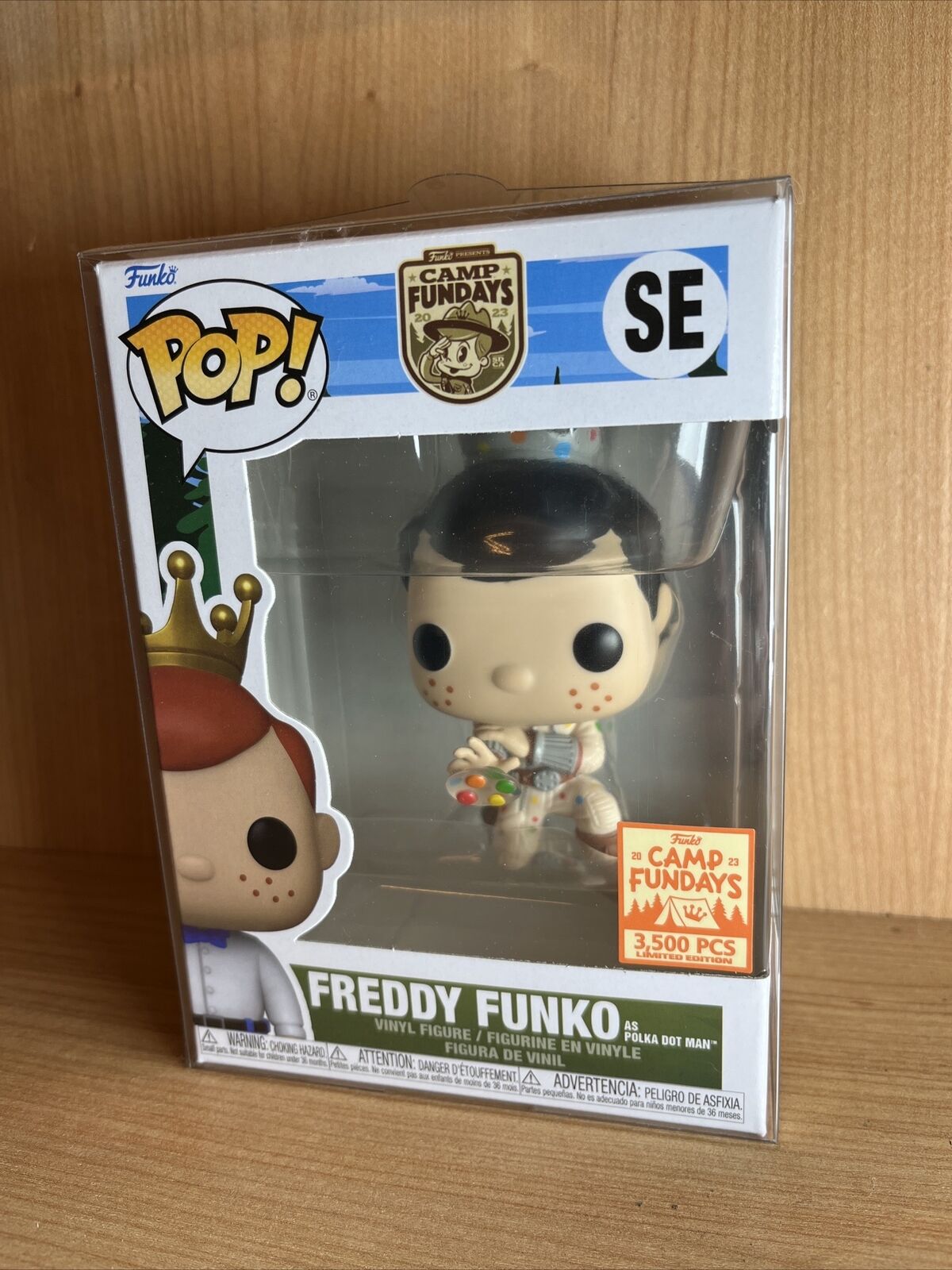 Freddy Funko As Polka Dot Man 2023 SDCC Camp Fundays Exclusive Pop! 3500 PCS - SOScollectible