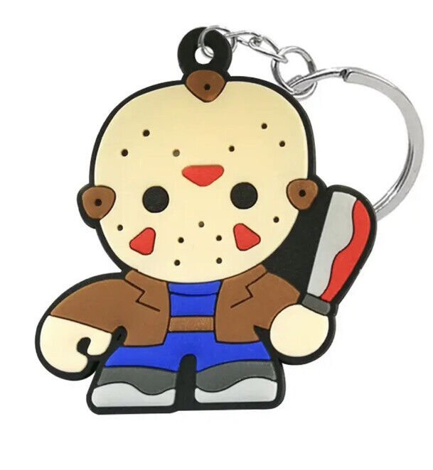 friday the 13th jason voorhees figure keyring mask keychain PVC Horror Gift New - SOScollectible