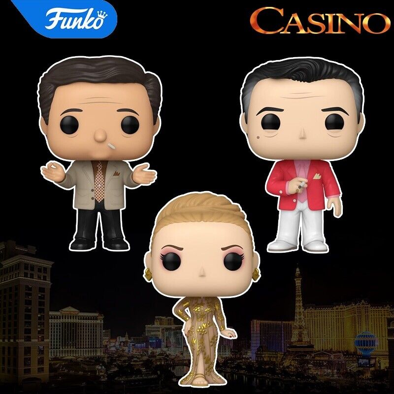 Funko 1861 Nicky Sam Ginger Casino POP Set Of 3 Gangster Movie Cult In Stk Now - SOScollectible