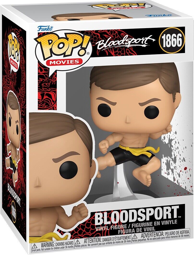 Funko 1866 Bloodsport Frank Dux Jean Van Damme Cult Movie Gift In Stk Now - SOScollectible