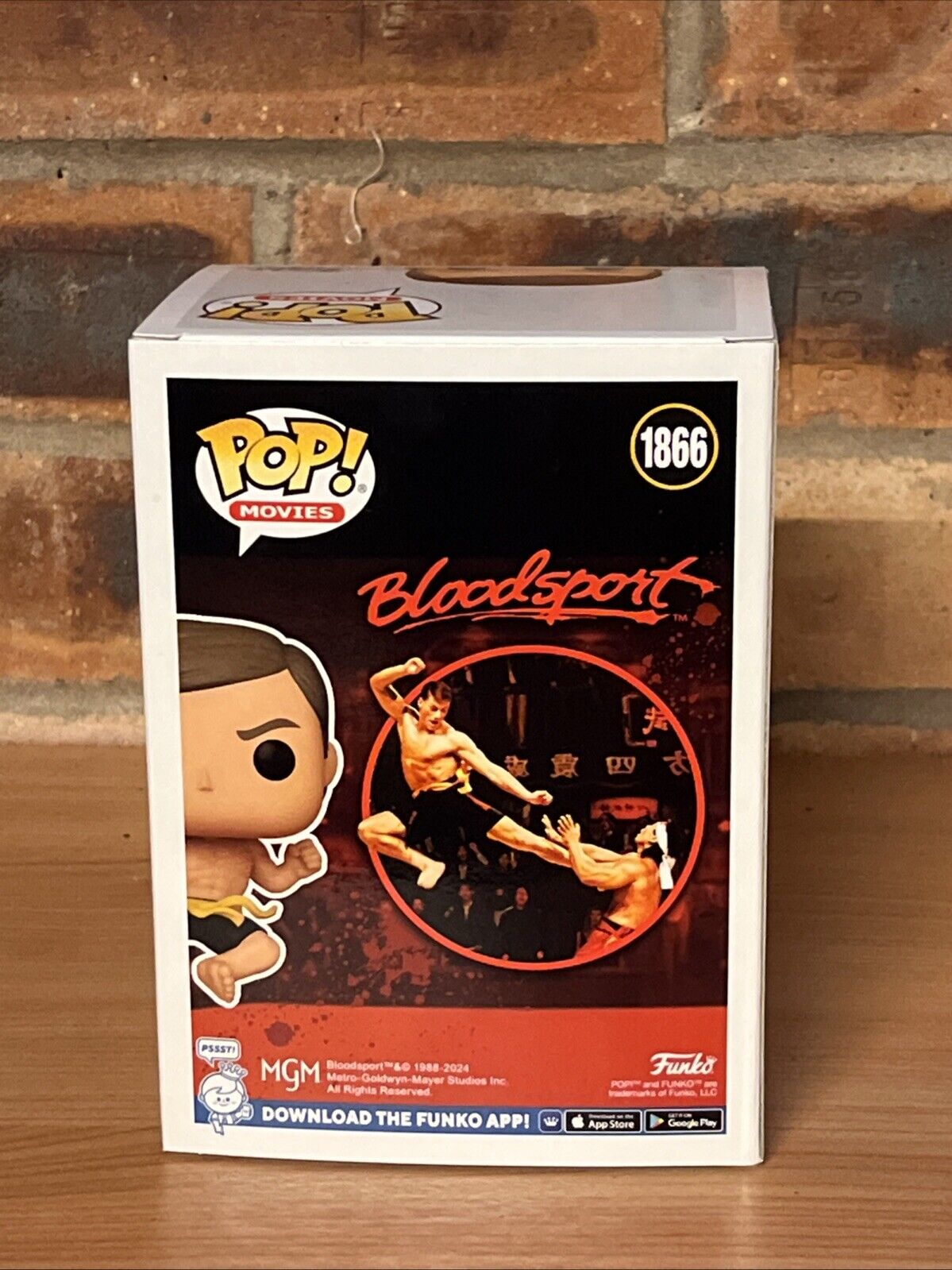 Funko 1866 Bloodsport Frank Dux Jean Van Damme Cult Movie Gift In Stk Now - SOScollectible