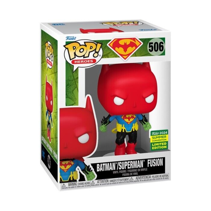 FUNKO BATMAN/SUPERMAN FUSION DC COMICS SDCC 24 LTD ED IMPORT IN STOCK NOW - SOScollectible