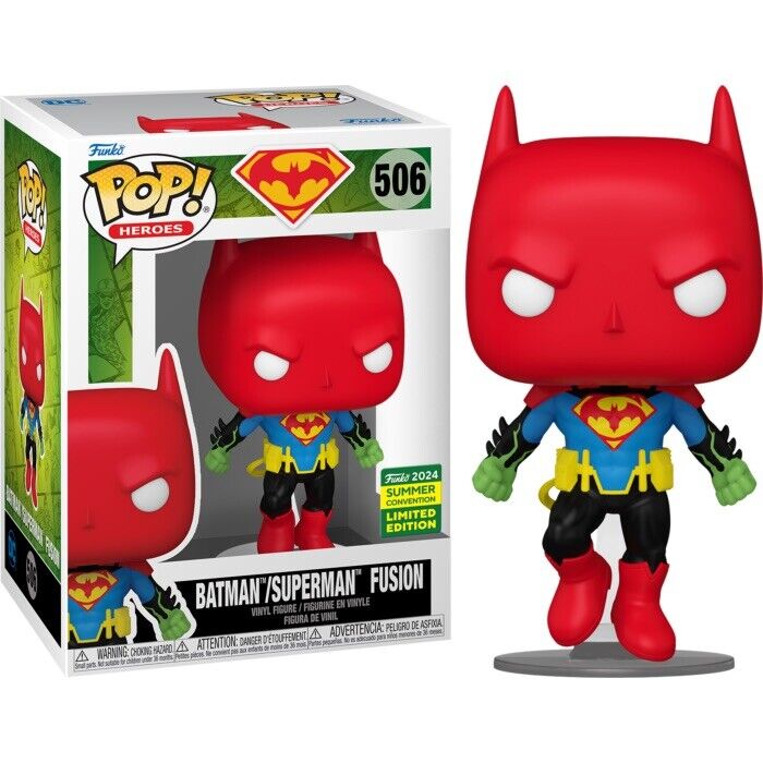 FUNKO BATMAN/SUPERMAN FUSION DC COMICS SDCC 24 LTD ED IMPORT IN STOCK NOW - SOScollectible