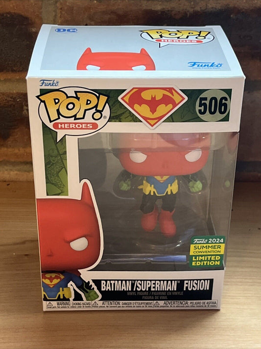 FUNKO BATMAN/SUPERMAN FUSION DC COMICS SDCC 24 LTD ED IMPORT IN STOCK NOW - SOScollectible