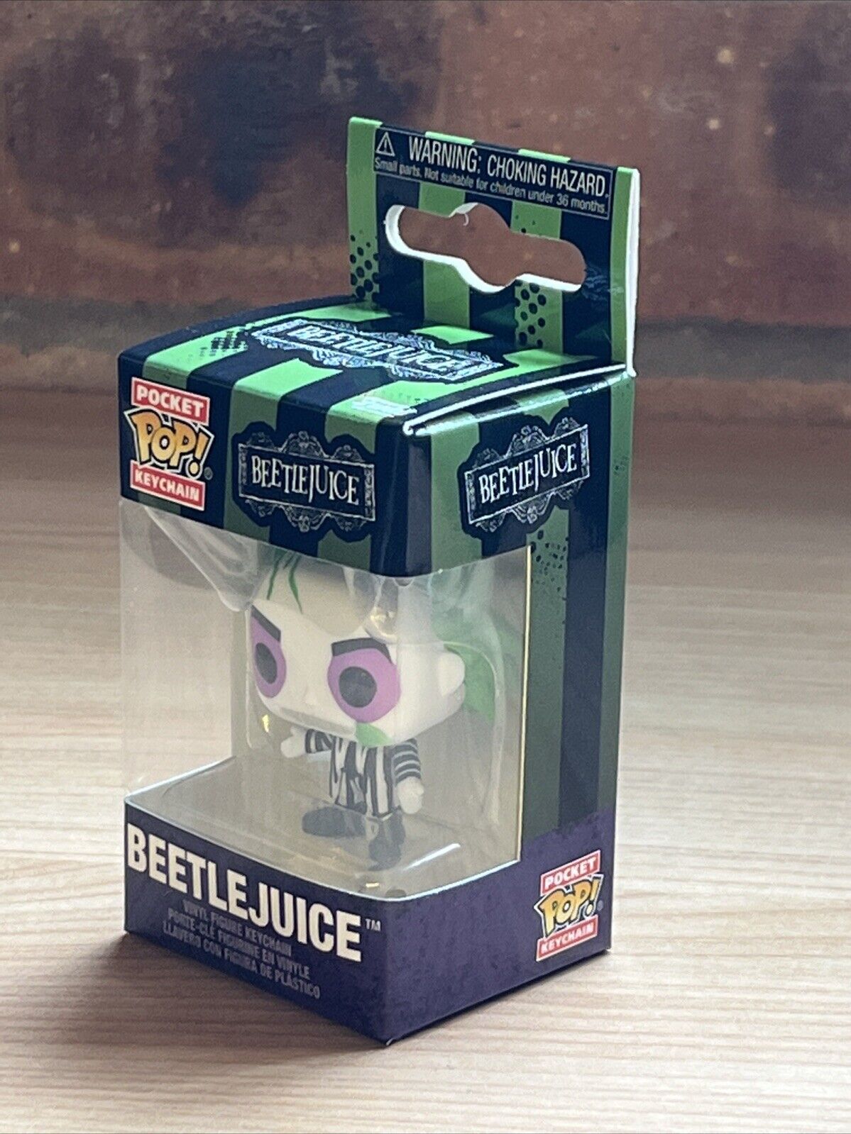 Funko BEETLEJUICE 2 Pocket Pop! Key Ring Chain NEW & IN STOCK UK NOW - AUTHENTIC - SOScollectible