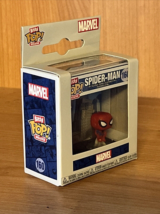 Funko Bitty Pop Deluxe 160 Spider - Man Marvel Bittyverse Brand New In Stk Now - SOScollectible