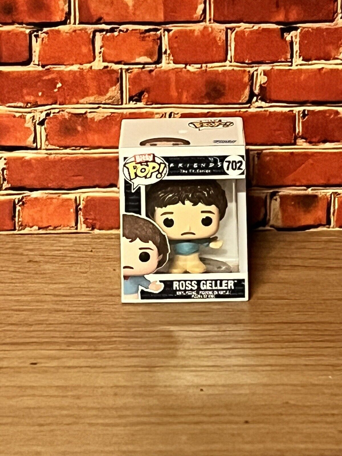 Funko Bitty Pop Friends TV Series 1980s Ross Geller #702 - 1.3" Mini Pop Bob - SOScollectible